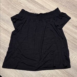 Elegant Black Off-Shoulder Top